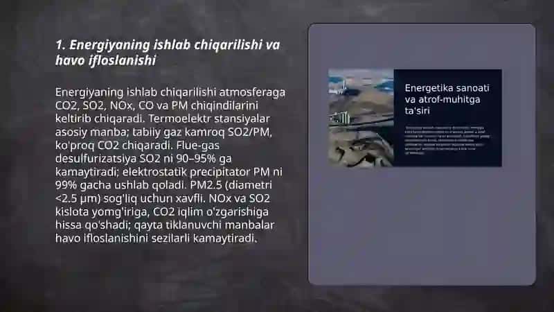 Energetika sanoati va atrof-muhit 3
