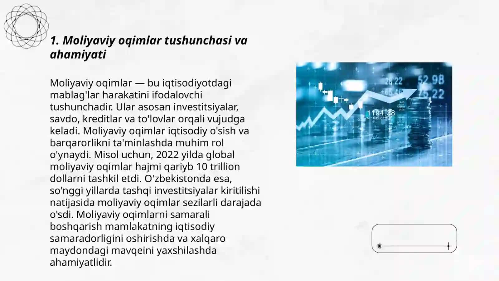 Moliyaviy oqimlar va ularni boshqarish 3