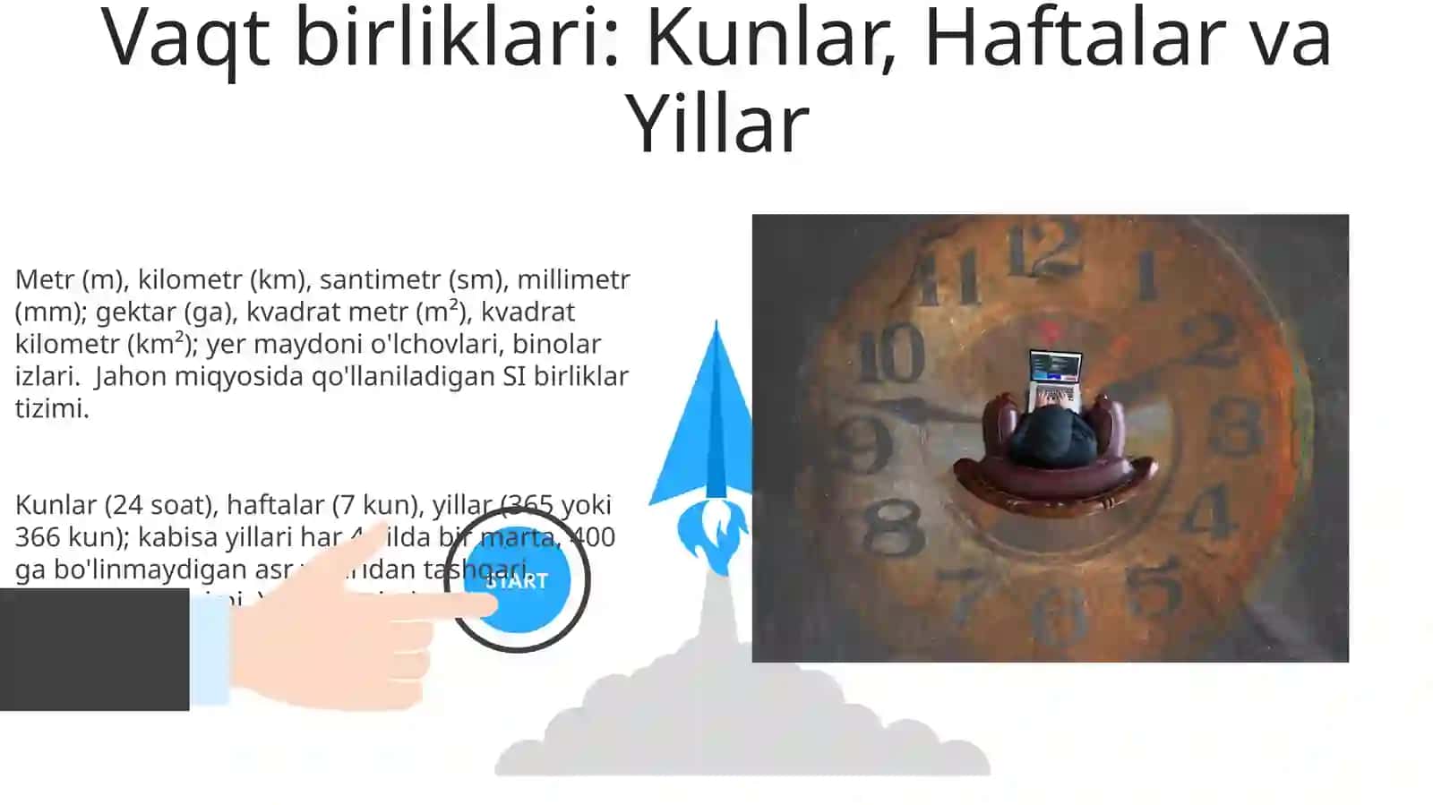 Vaqt va uzunlik birliklari 3