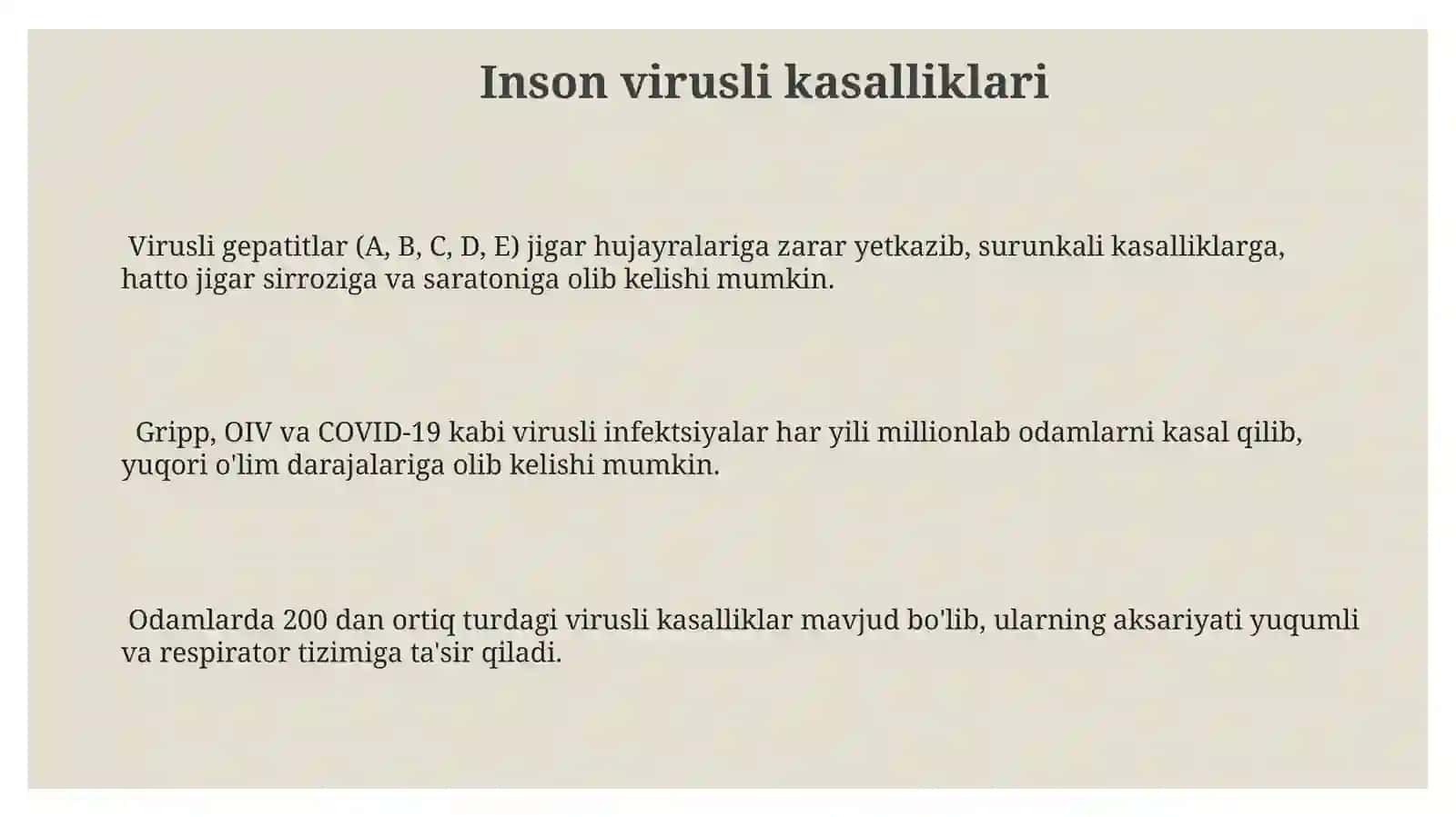Viruslarning Kelib Chiqishi 3