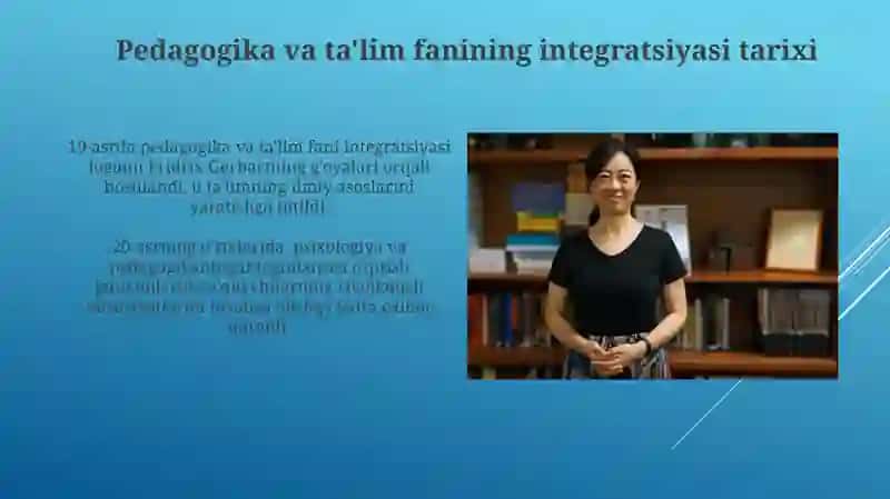Pedagogika va tarbiya fanini integratsiyalash 3
