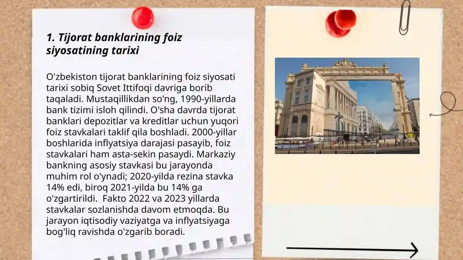 Tijorat banklarining foiz siyosati 3