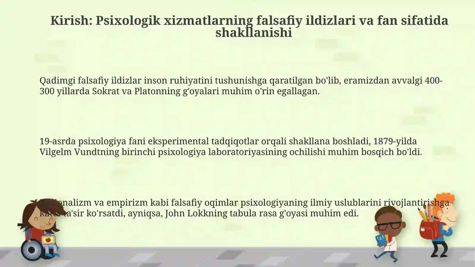 Psixologik xizmatni tashkil etish tarixi 3