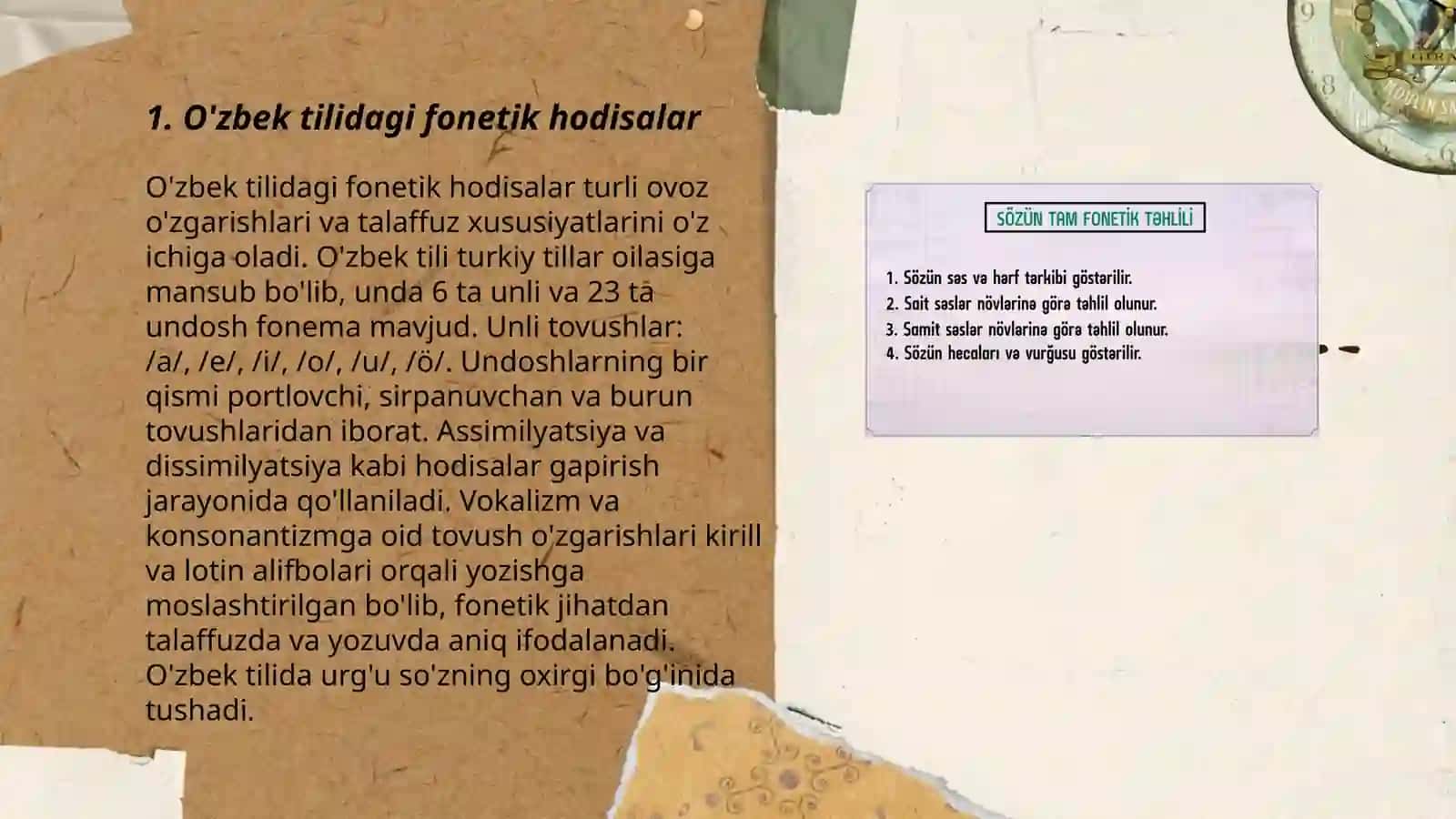 O'zbek tilidagi fonetik hodisalar 3