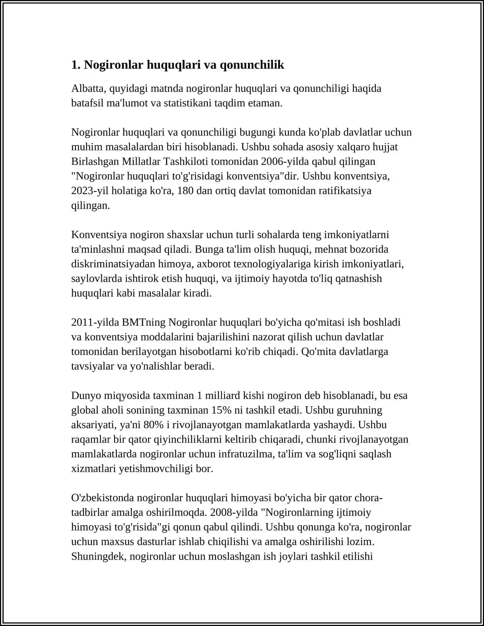 JAMIYATNING NOGIRONLARGA BO’LGAN MUNOSABATI 3