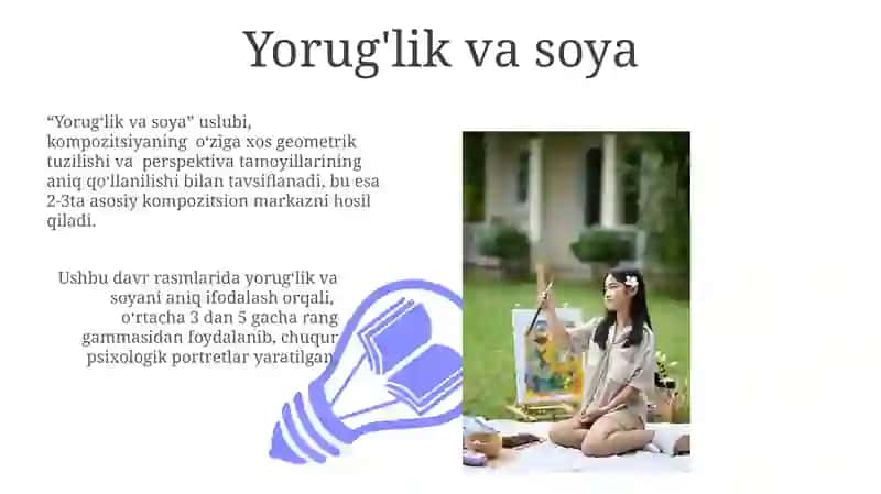 Badiiy uslub tavsifi 3