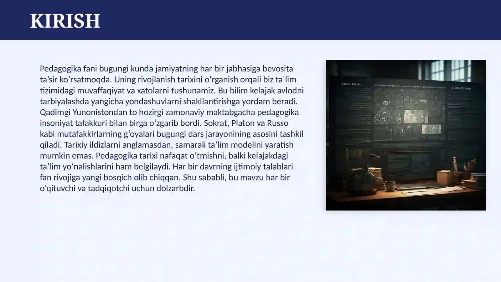 PEDAGOGIKA FANINING RIVOJLANISH TARIXI 3