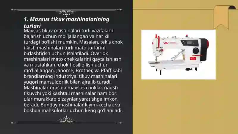 Maxsus tikuv mashinalari turlari 3