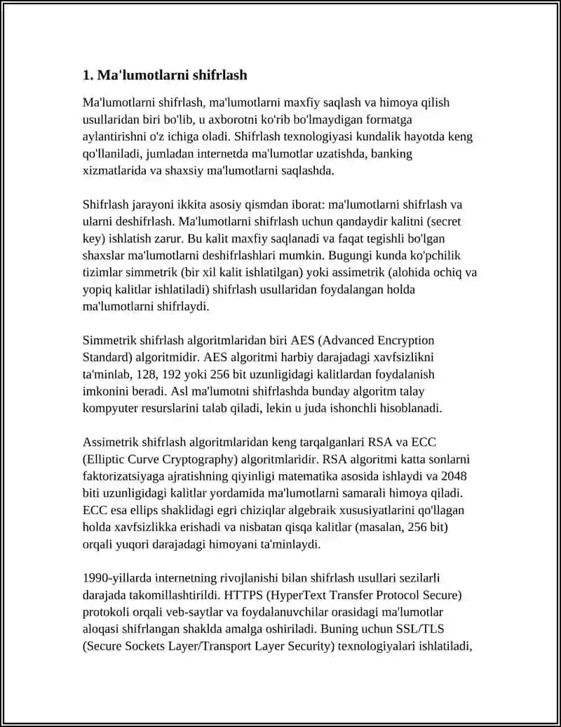 MAVZU SHAXSIY MALUMOTLARNI HIMOYA QILISH USULLARI 3