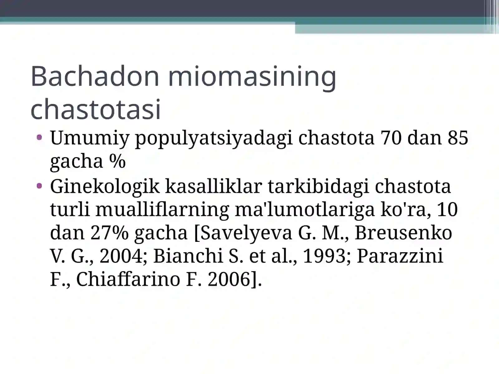 Bachadon miomasi 3