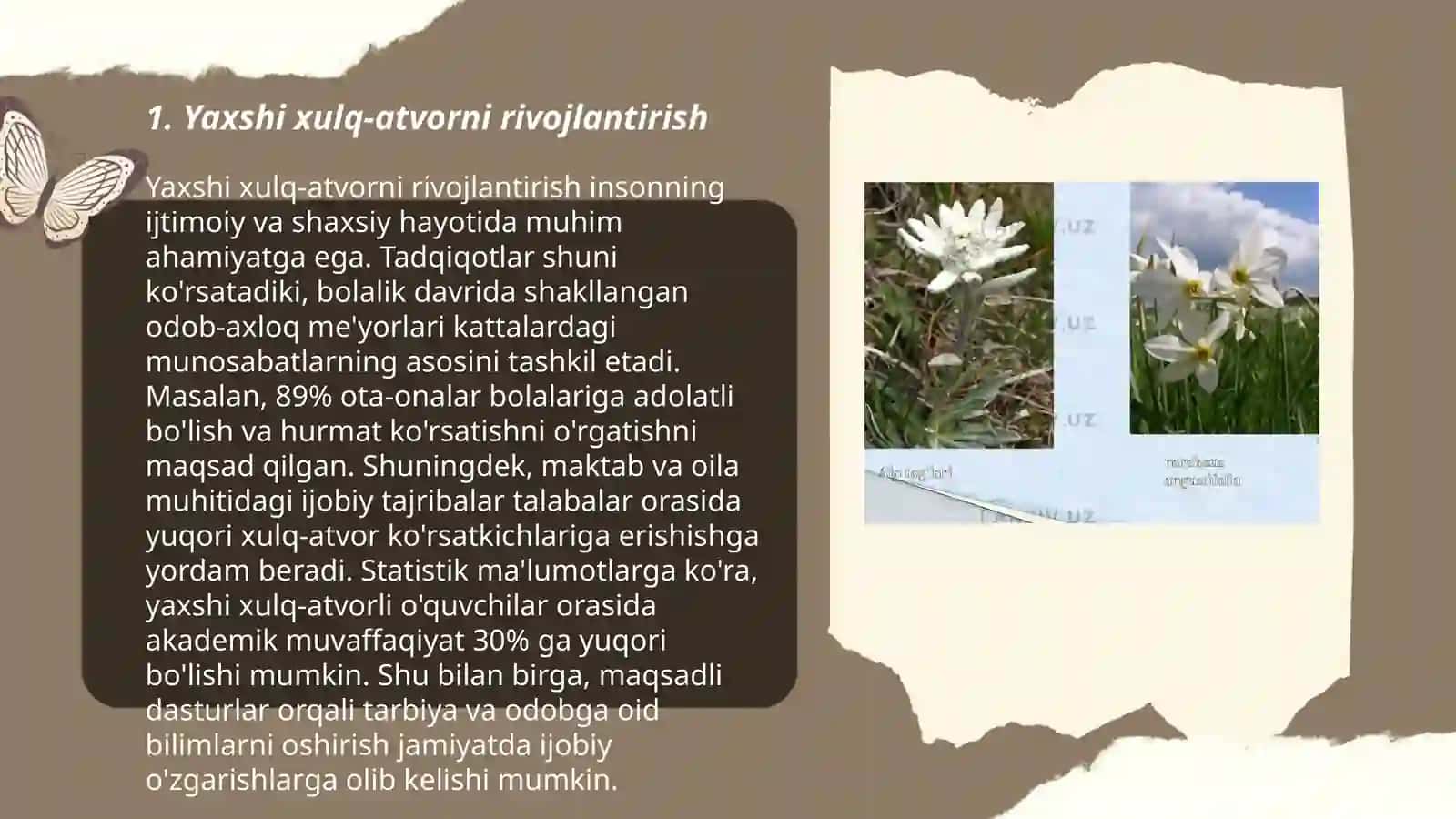 Xulq-atvorni rivojlantirish 3