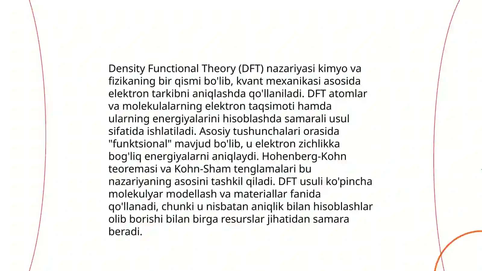 DFT usuli toʻgʻrisida 3