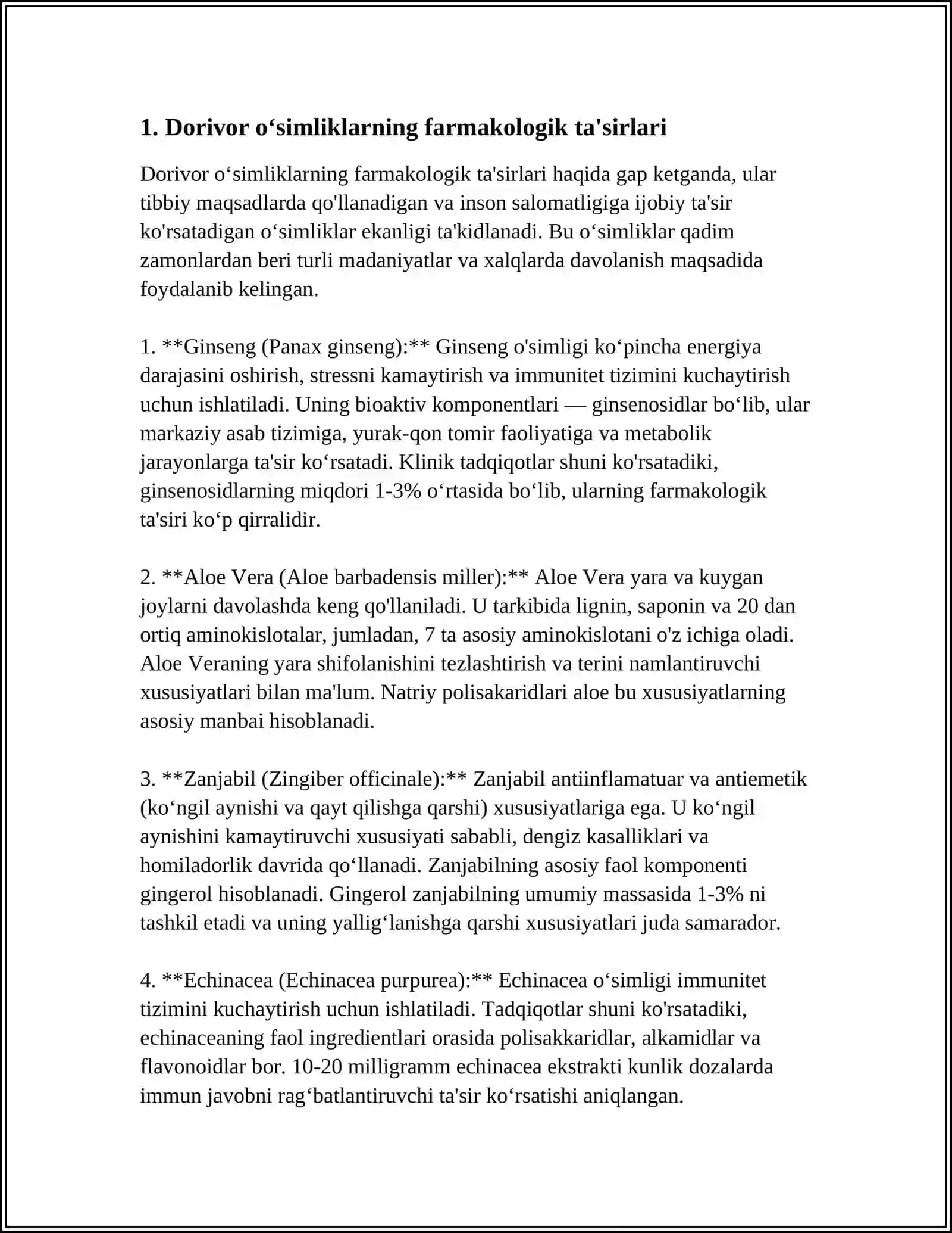 DORIVOR O‘SIMLIKLARNING NOJO'YA TA’SIRLARI 3