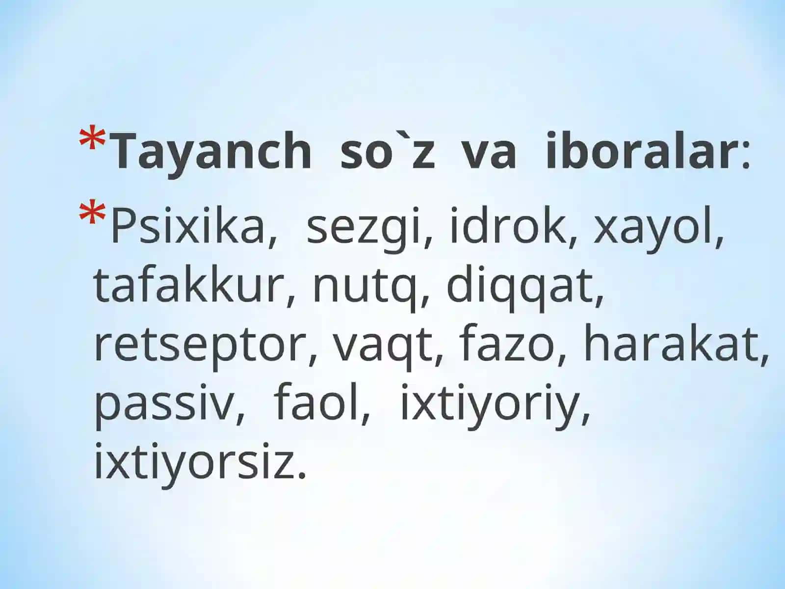 Bilish jarayonlari 3