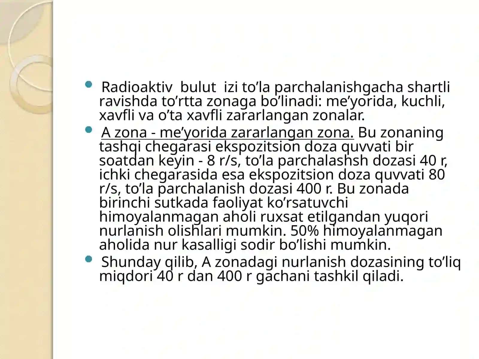 RADIOAKTIV ZARARLANISH MANBAALARI. 3