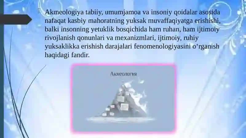 Akmeologik qobiliyat 3