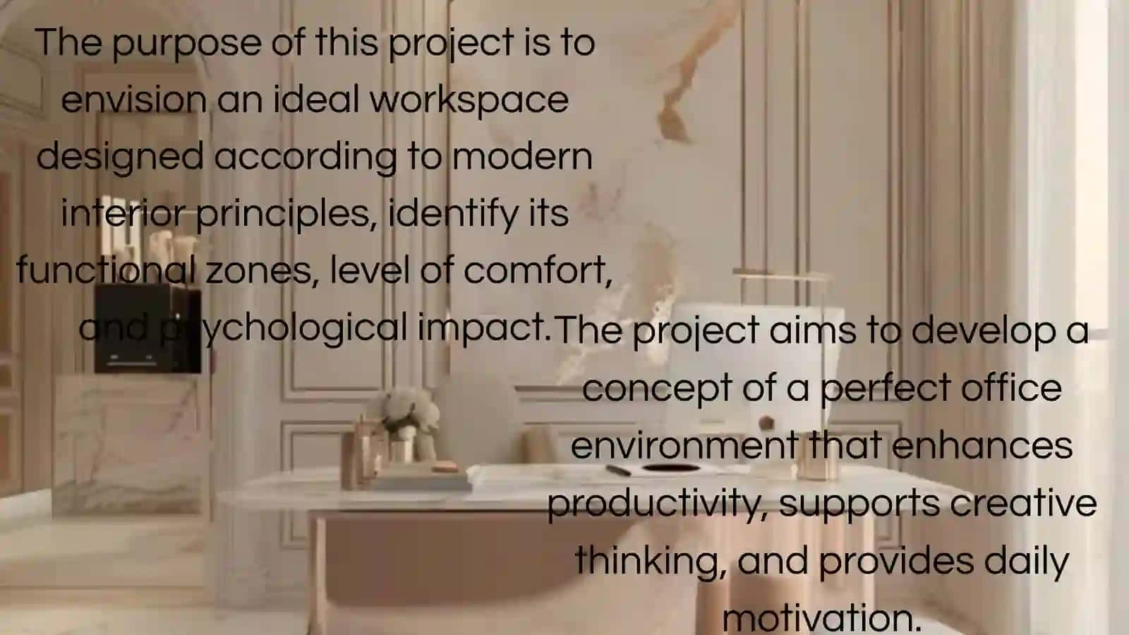 My dream office — design project 3