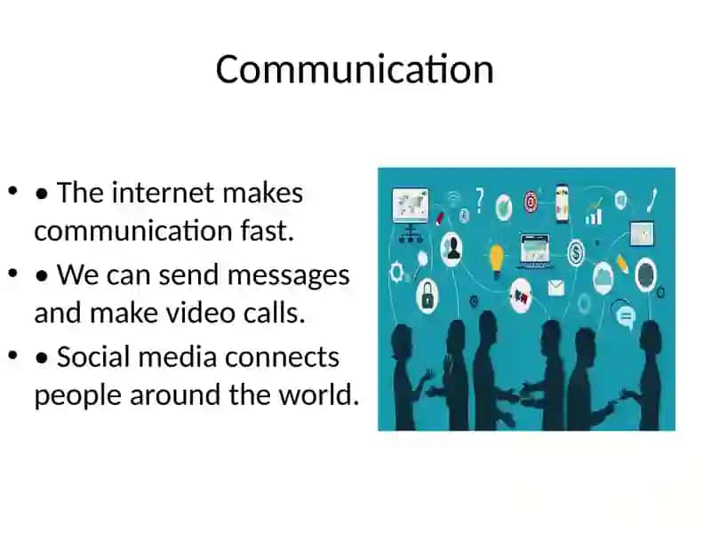 Presentation on "The Role of Internet in Our Life" 3