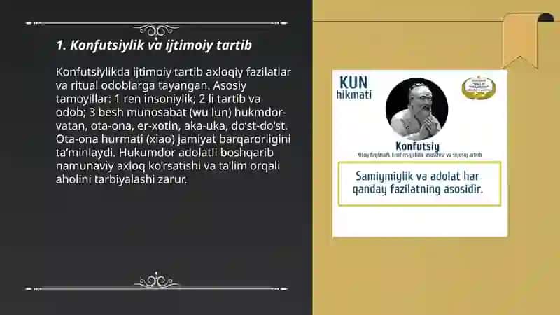 Konfutsiylik ta'limotida ijtimoiy-axloqiy masalalar 3
