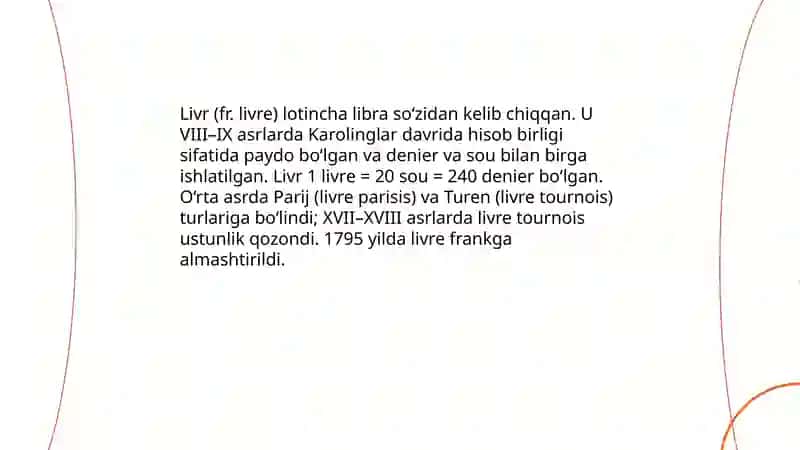 Fransiya pul birligi 3