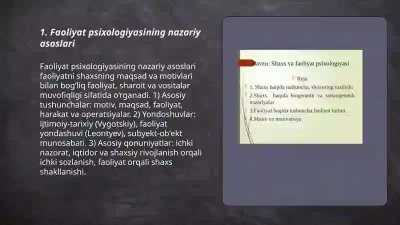 Faoliyat psixologiyasi 3