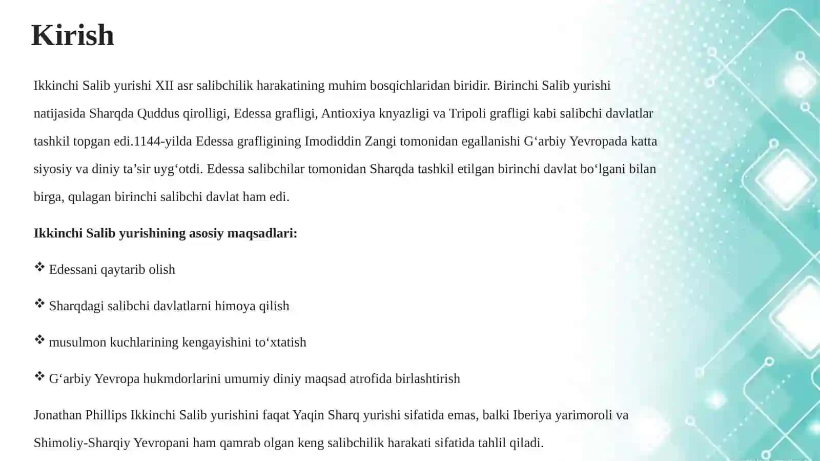 IKKINCHI SALIB YURISHLARI TARIXI 3