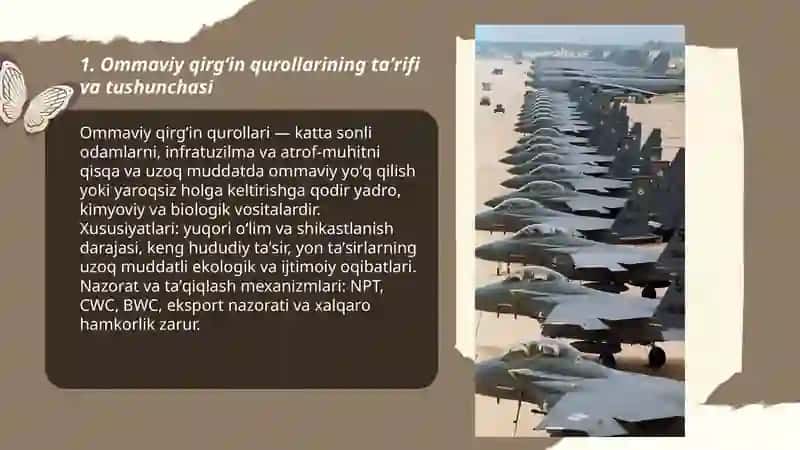 Ommaviy qirgʻin qurollari 3