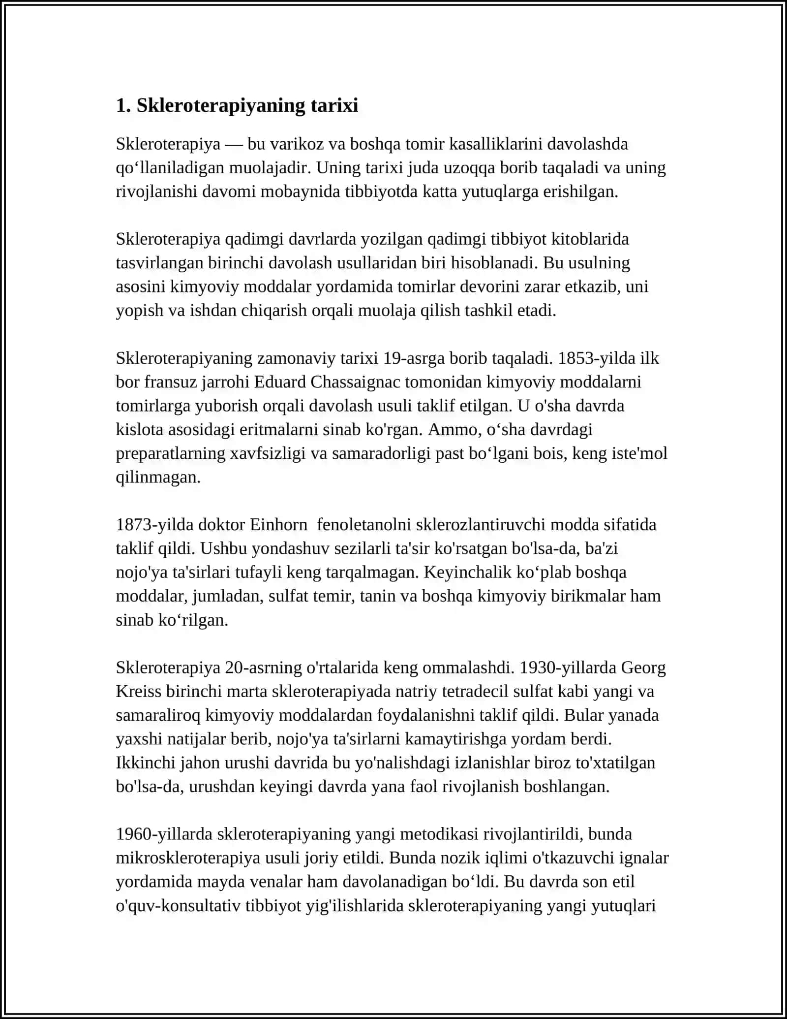 ZAMONAVIY SKLEROTERAPIYA 3