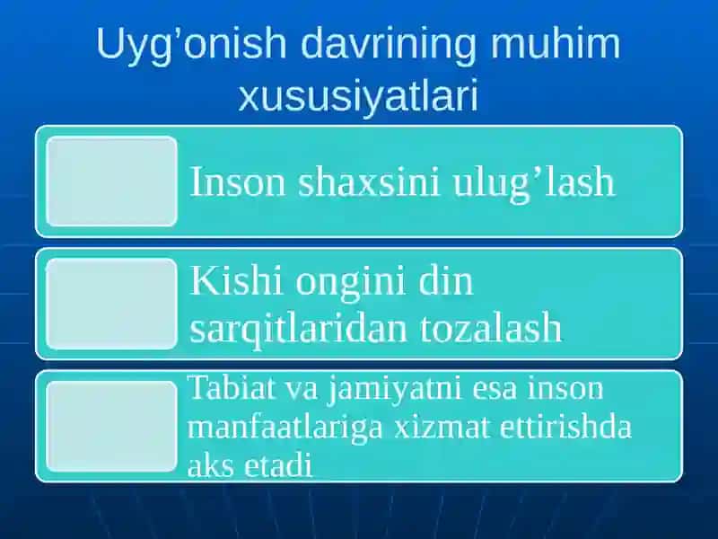 G’arbuyg’onish davri adabiyoti 3