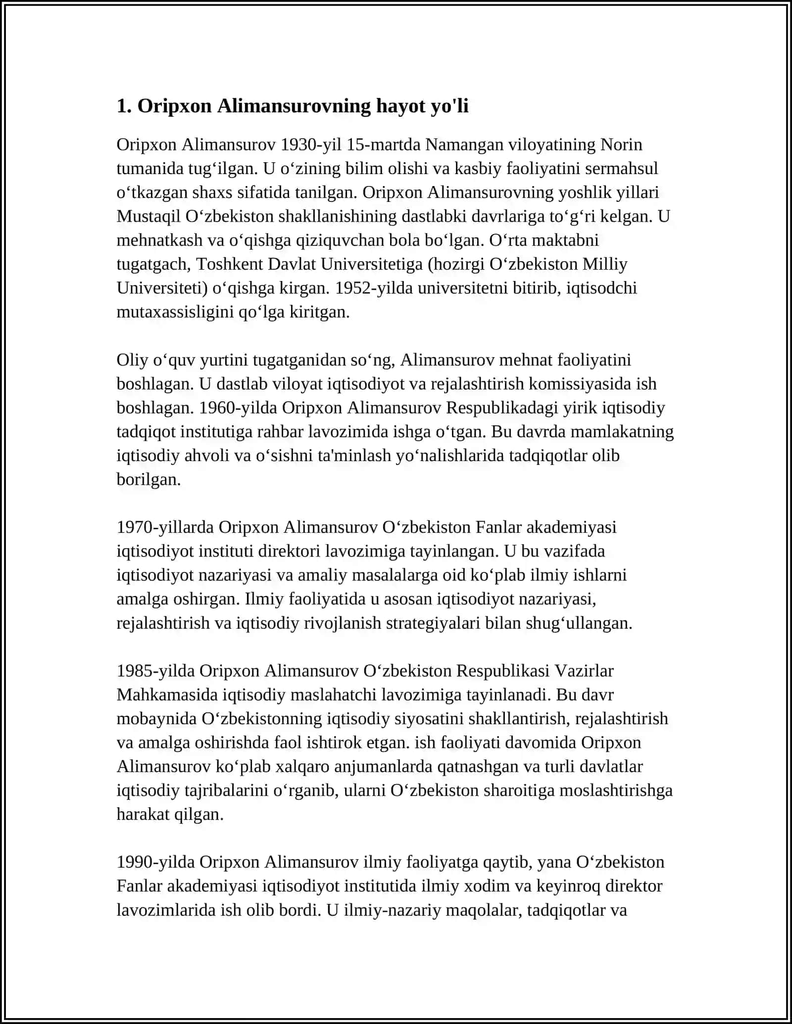 ORIPXON ALIMANSUROV XAYOTI VA IJODI 3