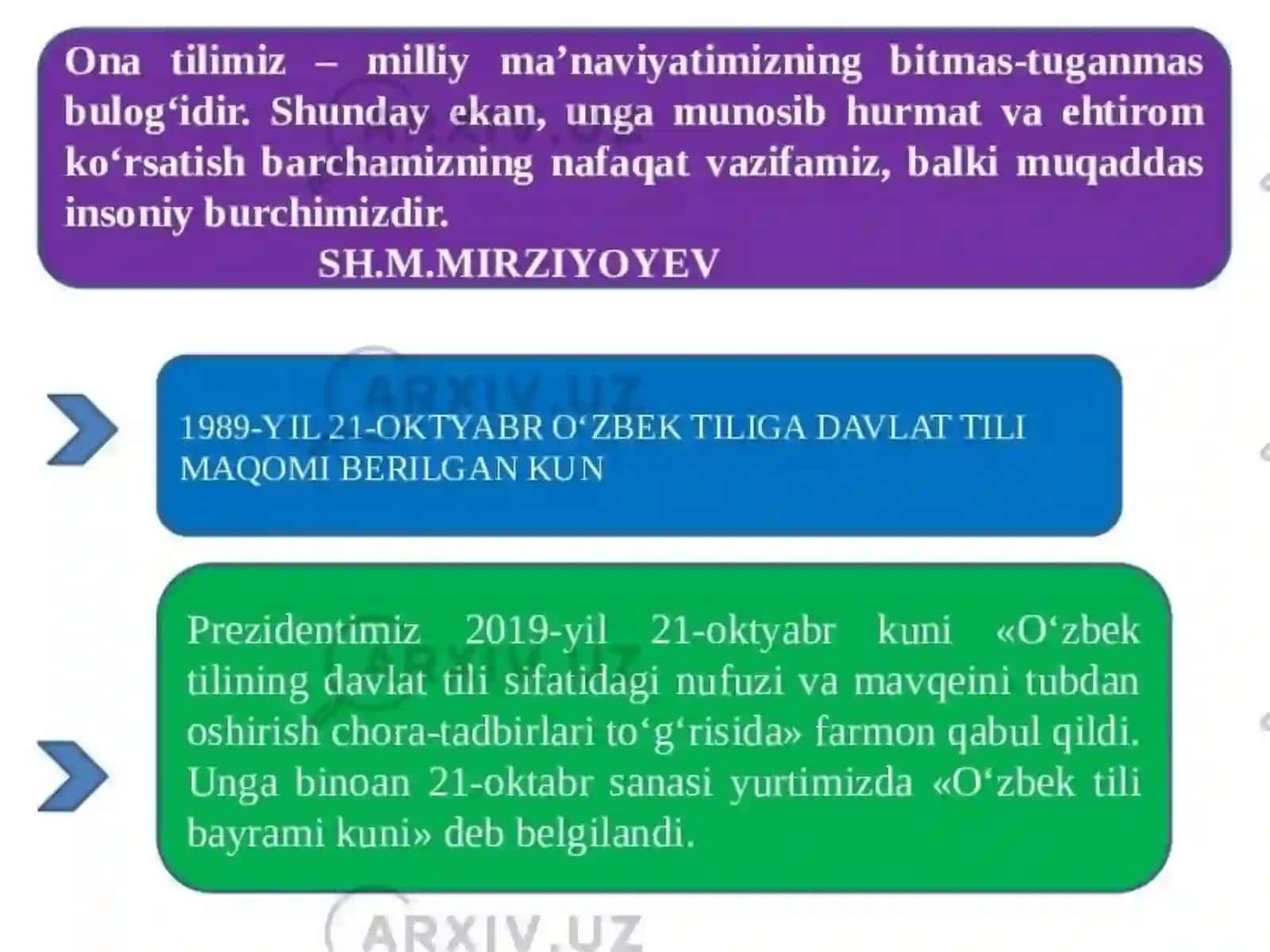 Oʻzbek tilini taraqqiyot bosqichlari. 3