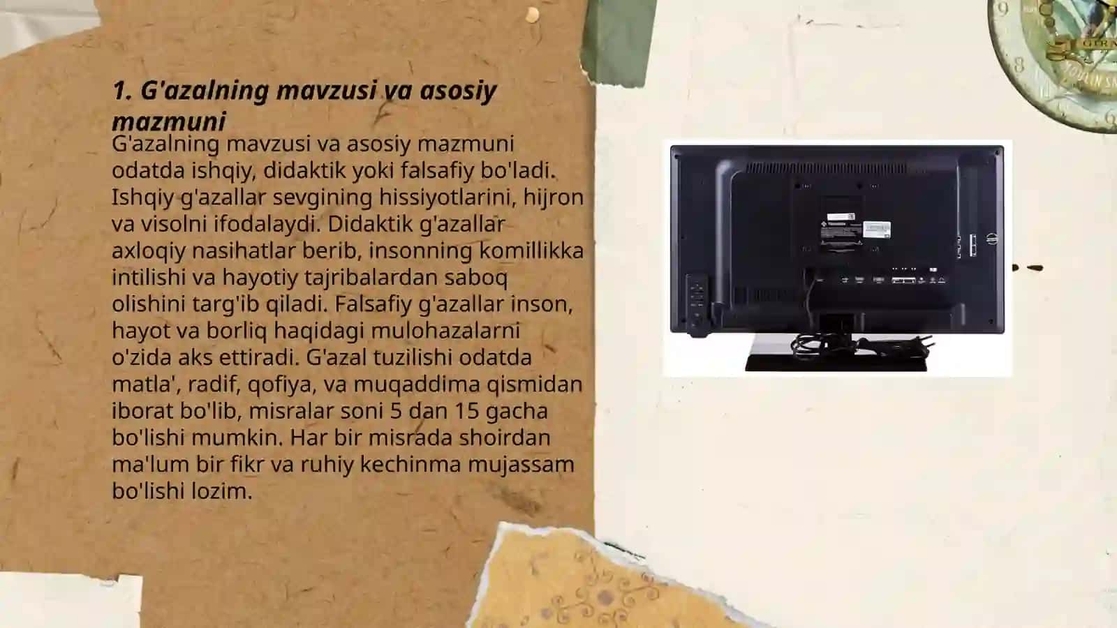 G'azalning mavzusi va asosiy mazmuni 3