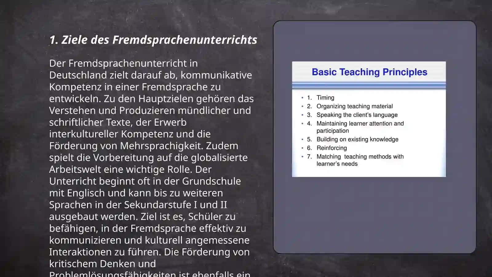 PROBLEME DER PLANUNG EINES FREMDSPRACHENUNTERRICHTS 3