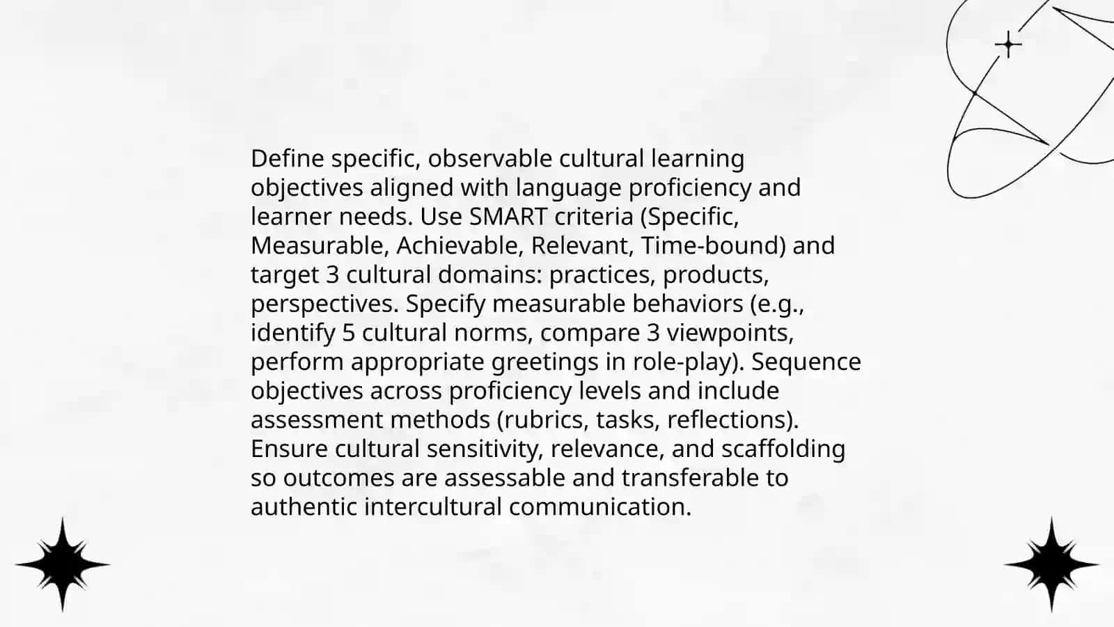 Criteria for Teaching Culture for ESL Students 3