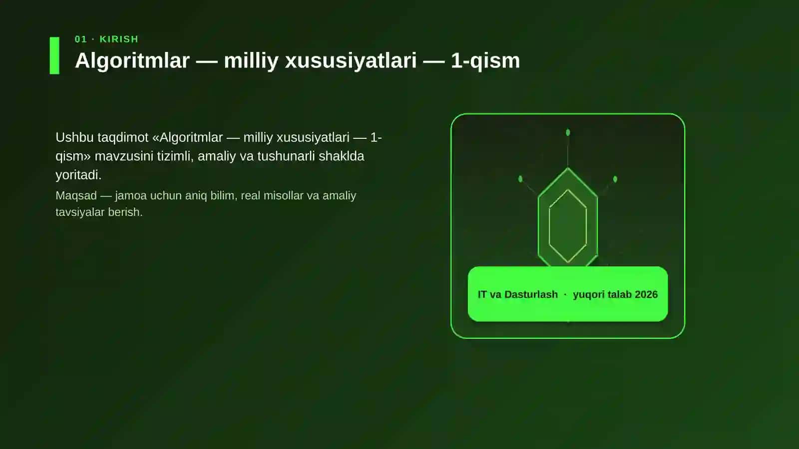 Algoritmlar — milliy xususiyatlari — 1-qism 3