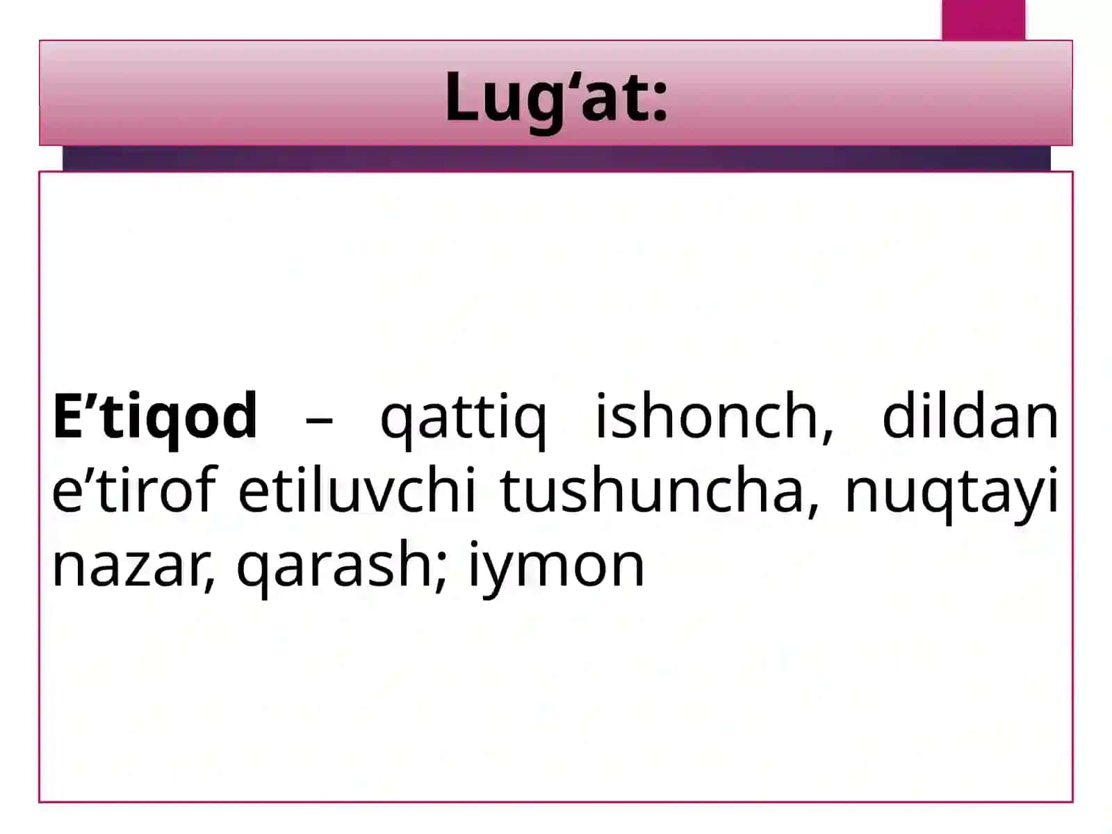 I va u unlilarining talaffuzi va imlosi 3