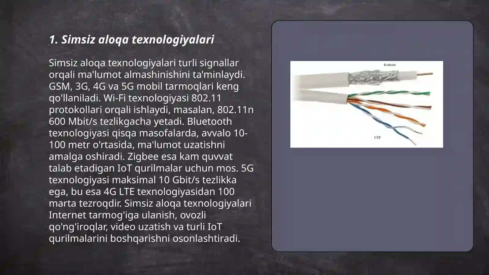 Simsiz aloqa texnologiyalari 3