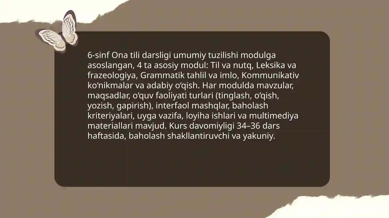6-sinf “Ona tili” darsligi 3