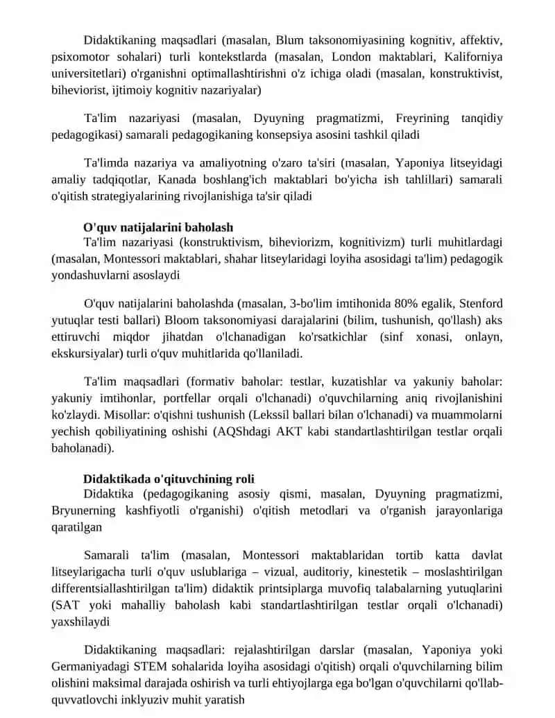 Ta’lim nazariyasi pedagogikasi 3