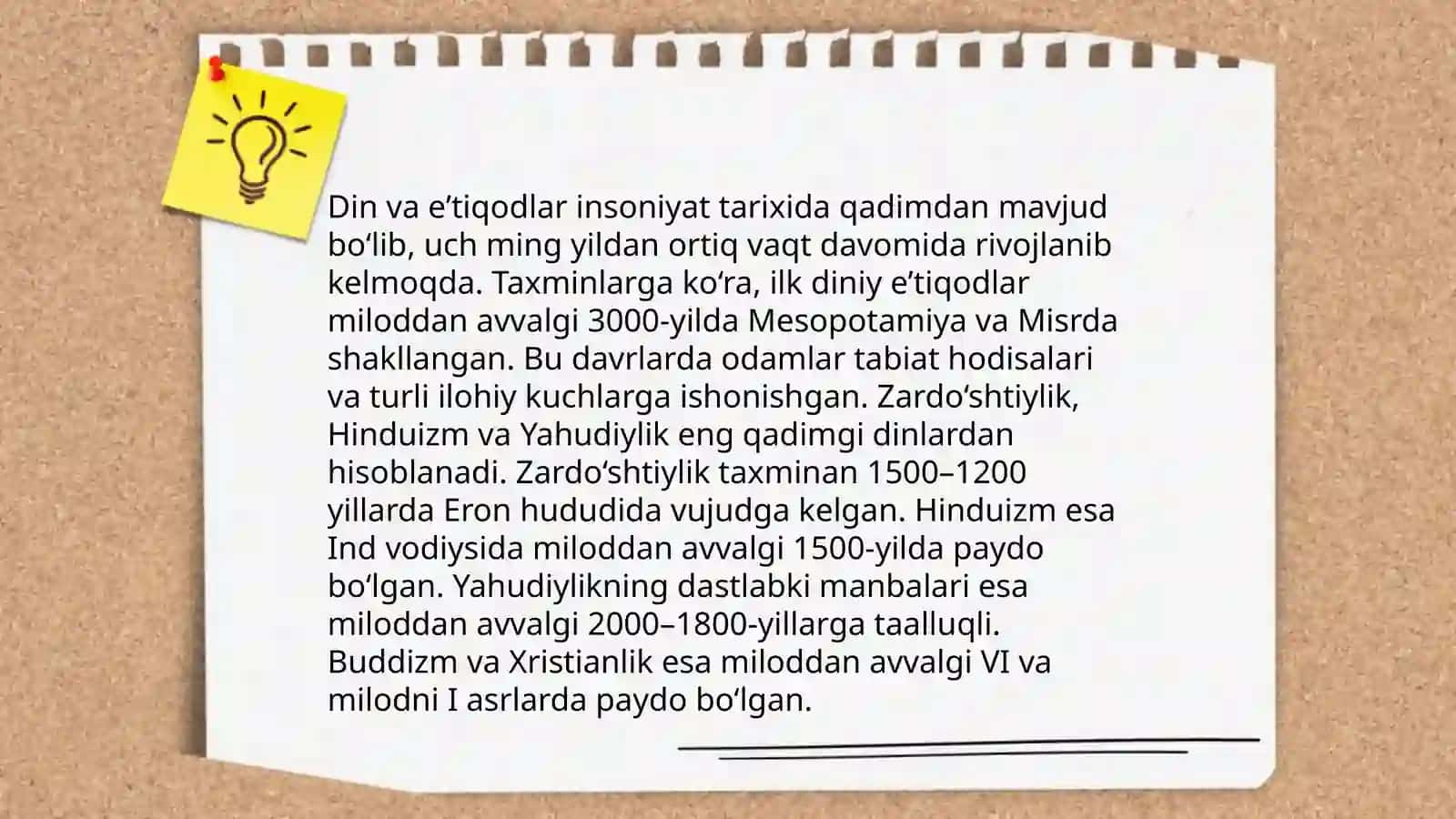 Din va eʼtiqodning tushunchasi 3