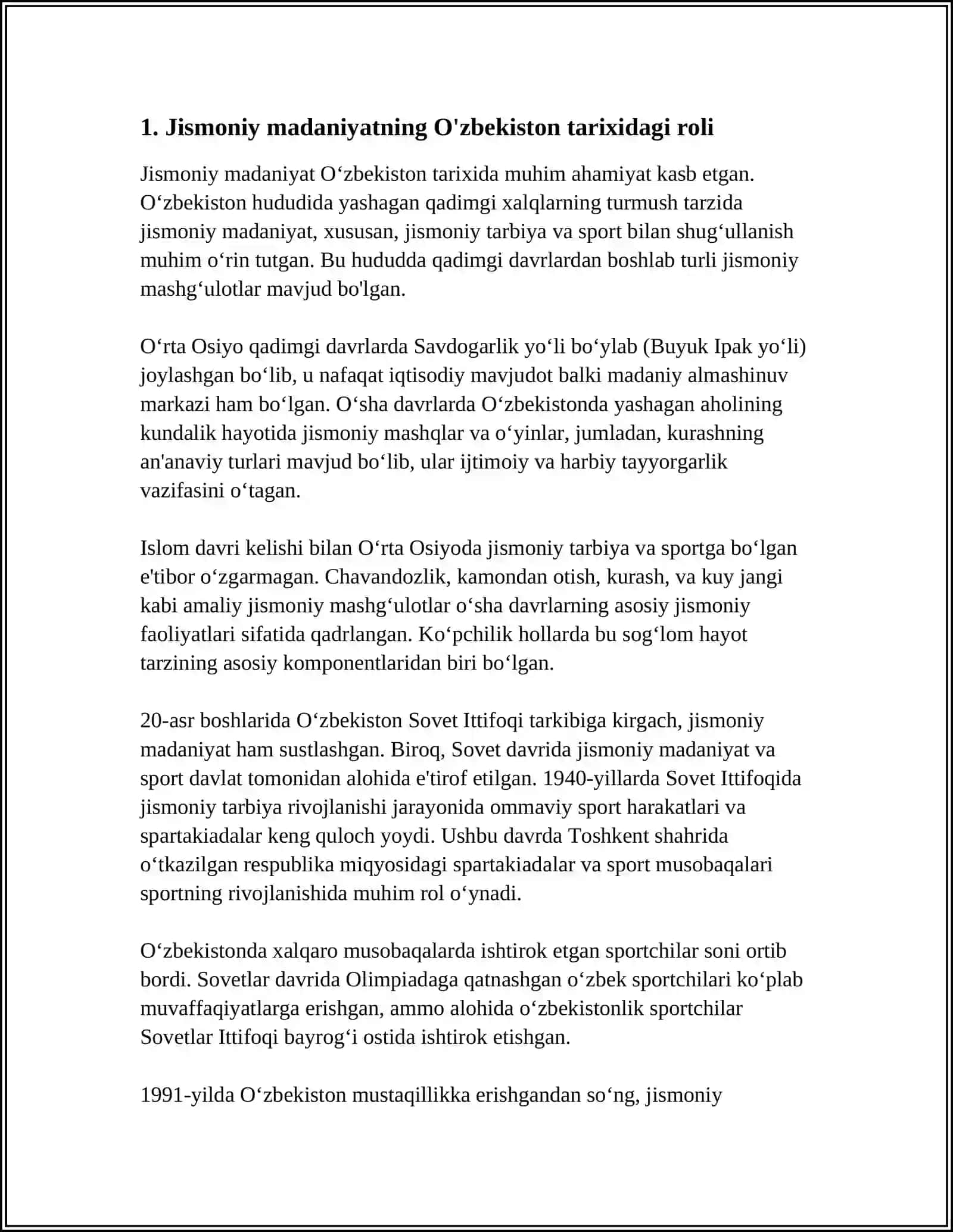 O‘ZBEKISTON RESPUBLIKASI OLIY TA’LIM FAN VA INNOVATSIYA VAZIRLIGI 3