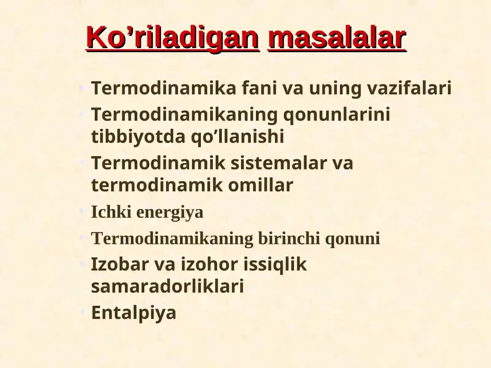 KIMYOVIY TERMODINAMIKA ASOSLARI 3