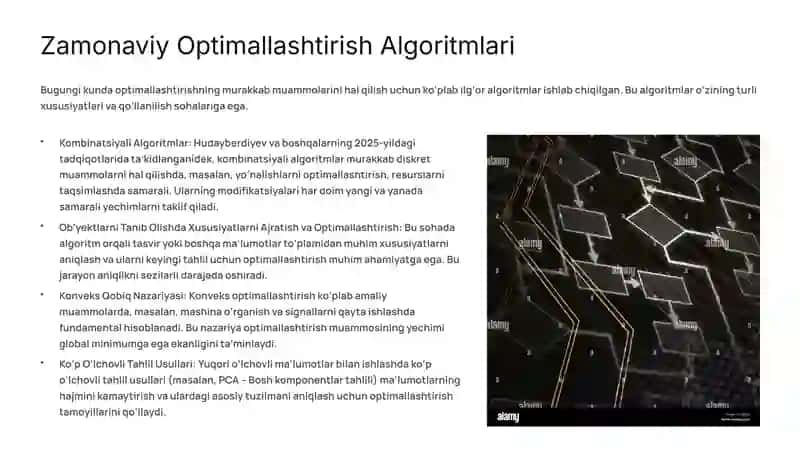 Optimallashtirish Masalalari: Nazariya va Amaliyot 3