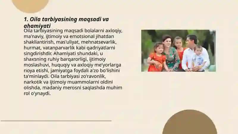 Oila tarbiyasi asoslari 3