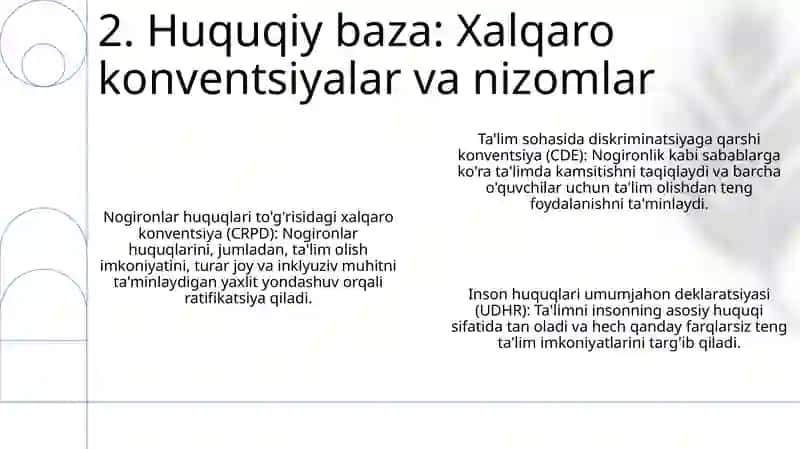 Inklyuziv Ta'lim Va Xalqaro Xuquqlari 3