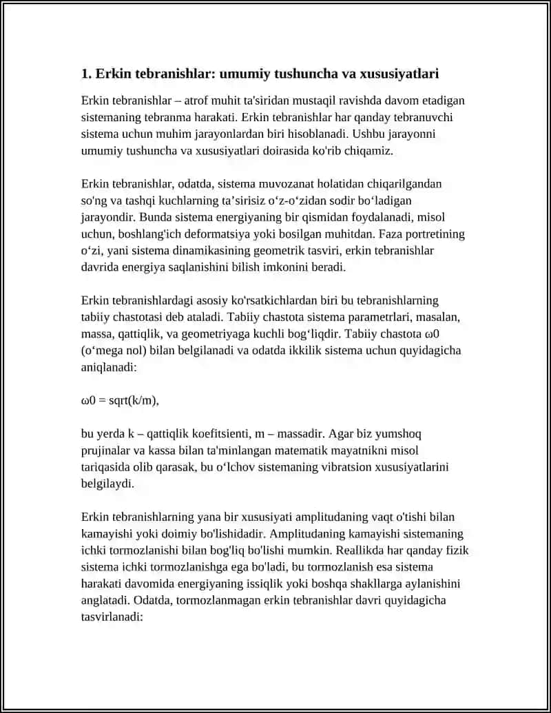 Erkin tebranishlar 3