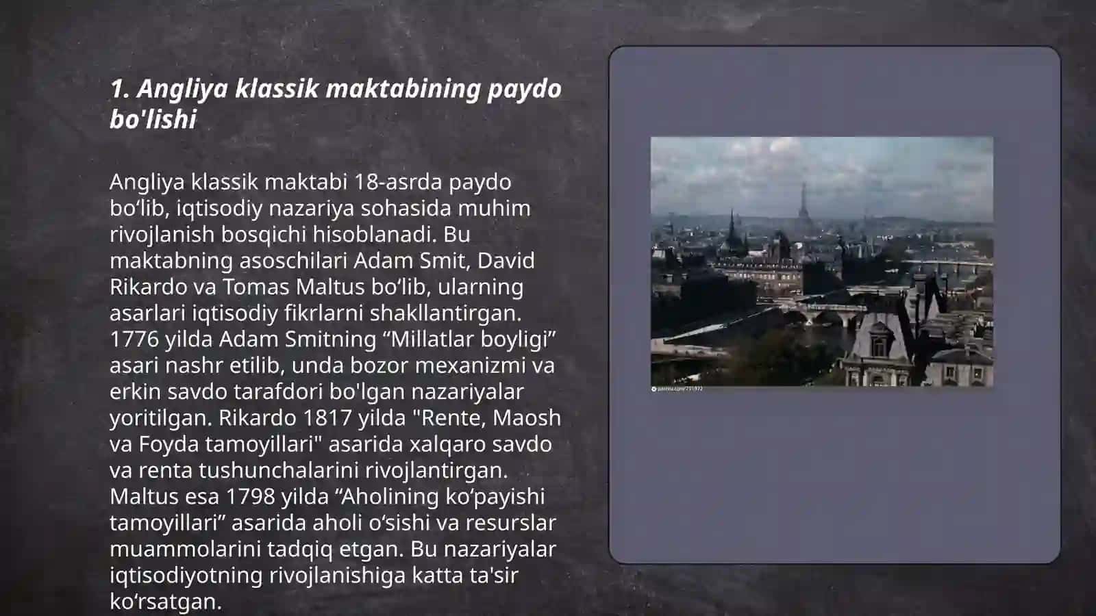 Angliya va Fransiyada klassik maktabning shakllanishi 3