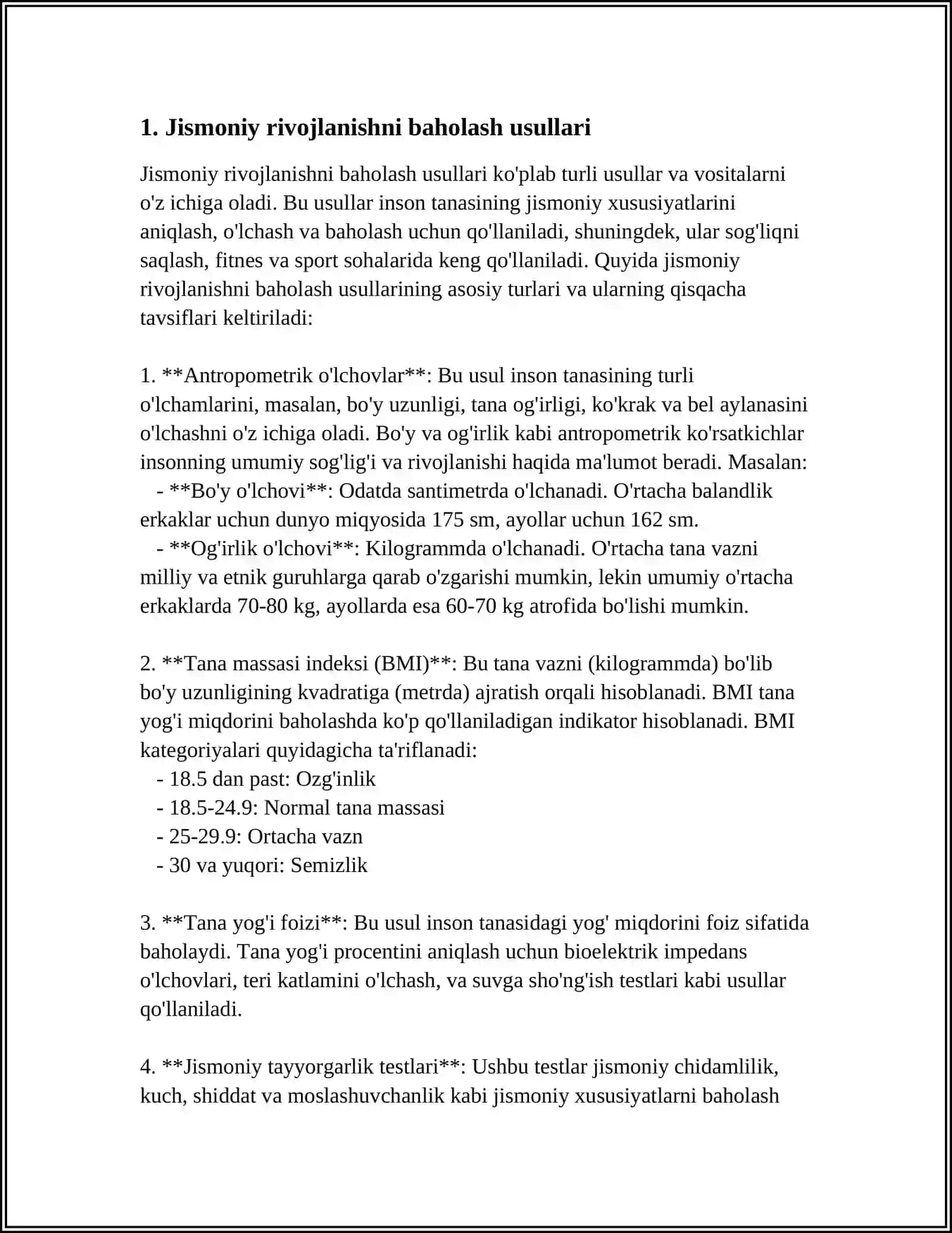 Jismoniy rivojlanishni baholash usullari 3