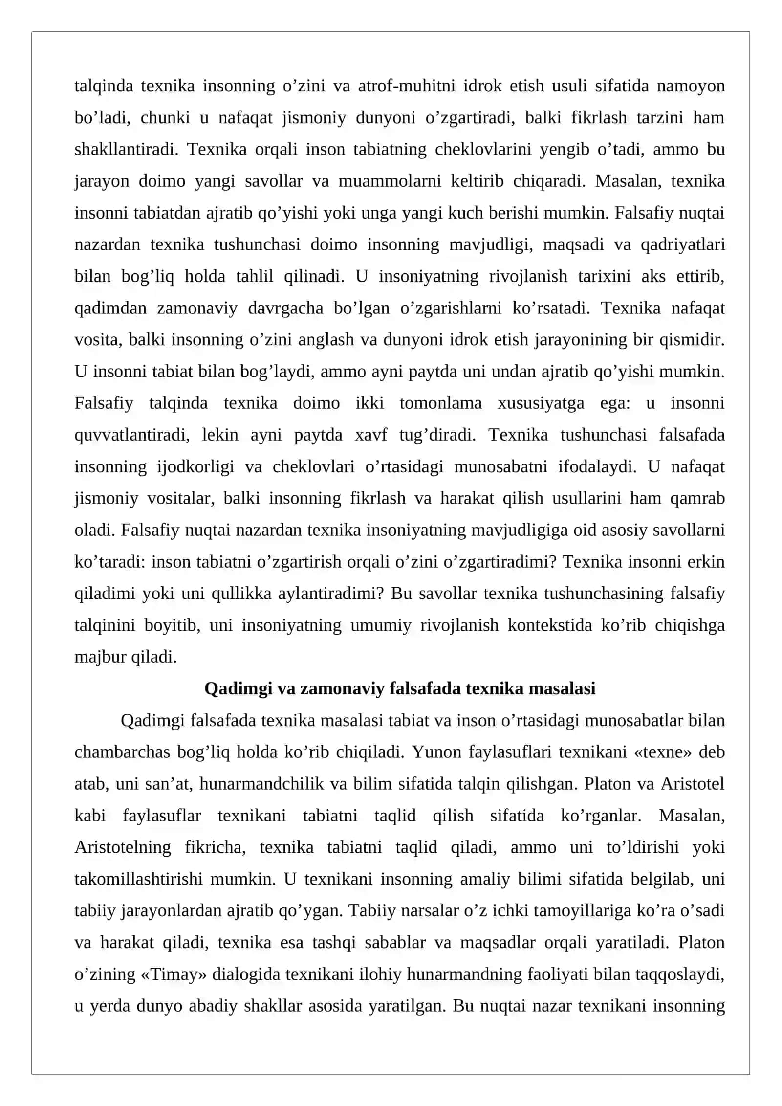 Texnika va inson o’rtasidagi murakkab munosabatlar 3