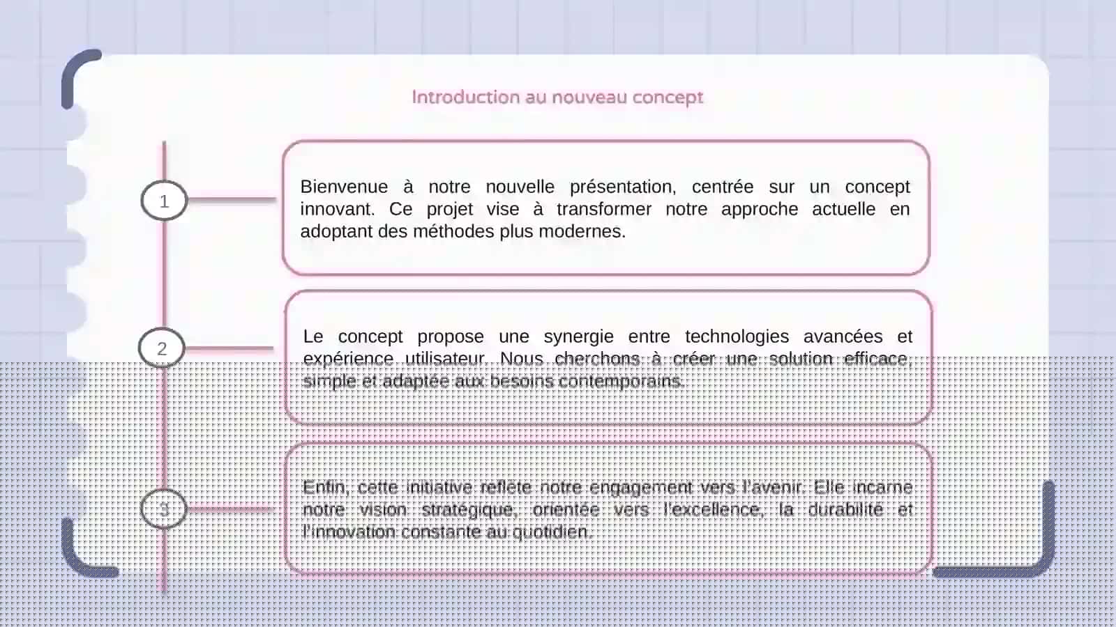 Introduction au nouveau concept 3